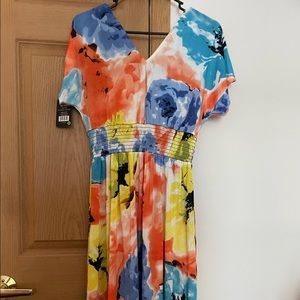 Beautiful colorful maxi dress